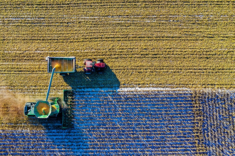 drone agriculture inspection créateine céréale